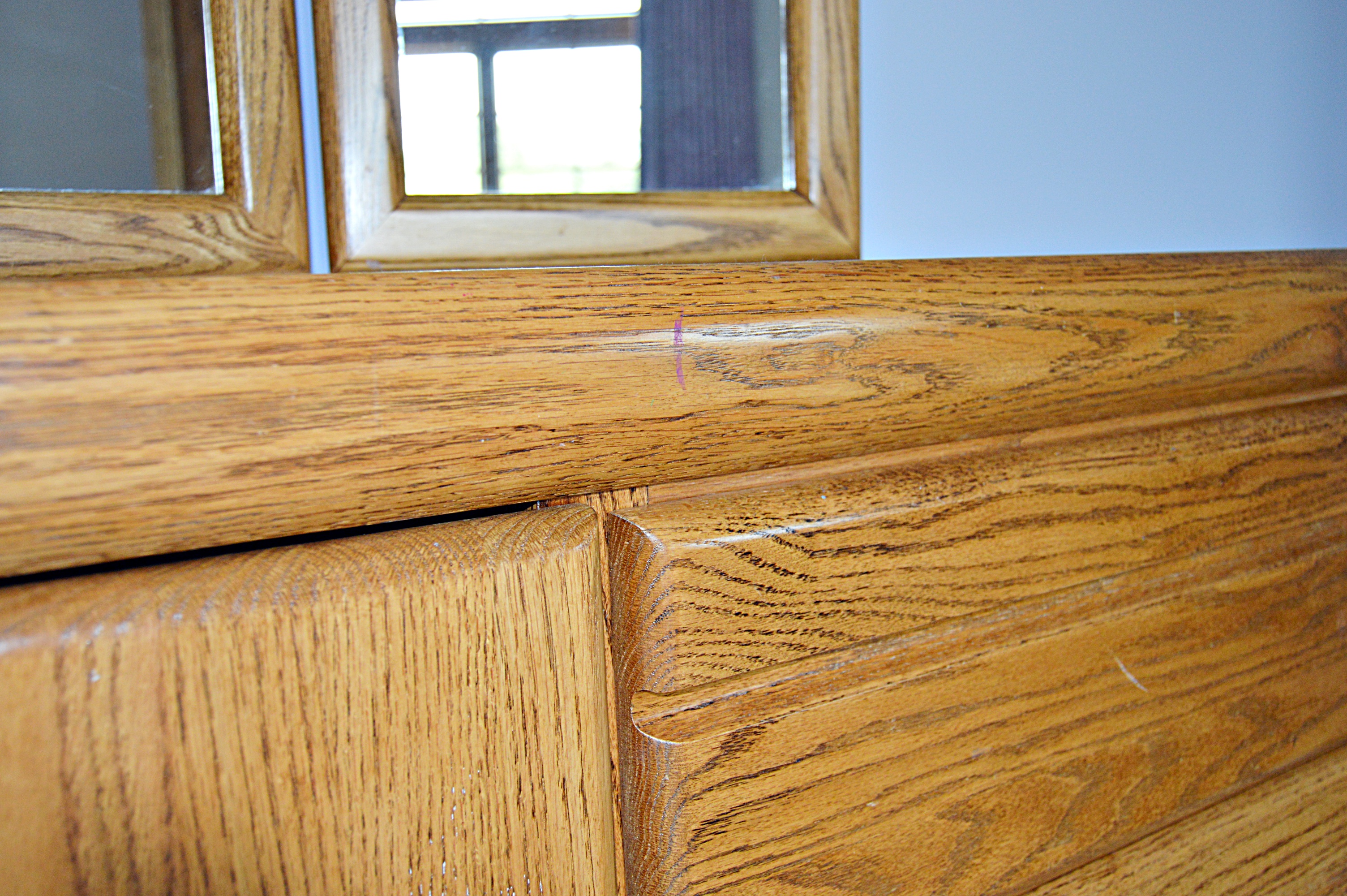 Arbek Oak Dresser and Mirror