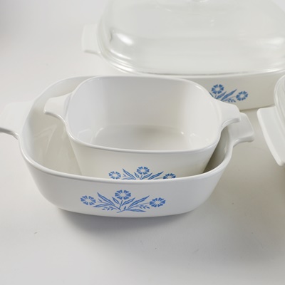 Corning Ware Cornflower Blue Collection