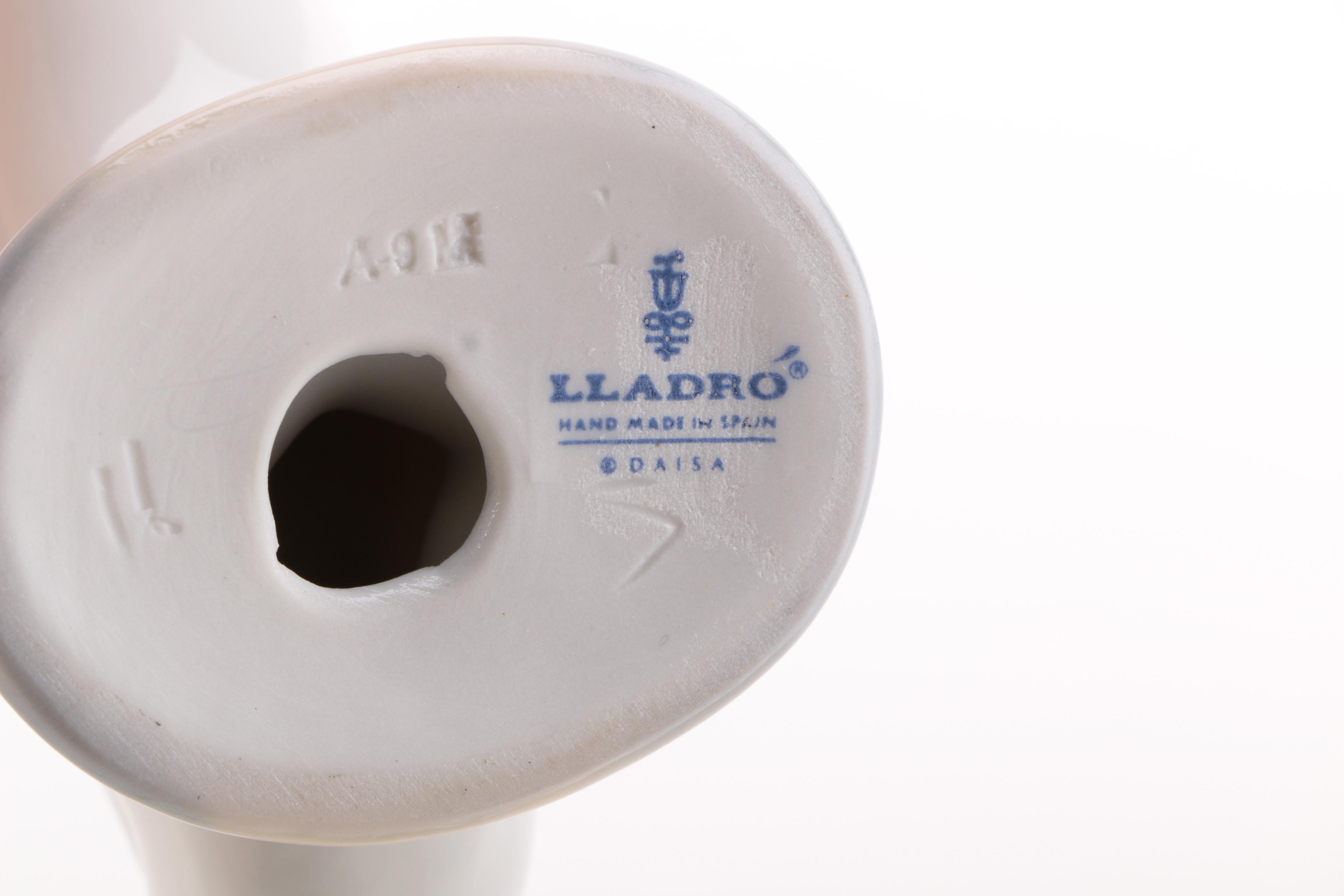 Lladró Porcelain Geese Figurines