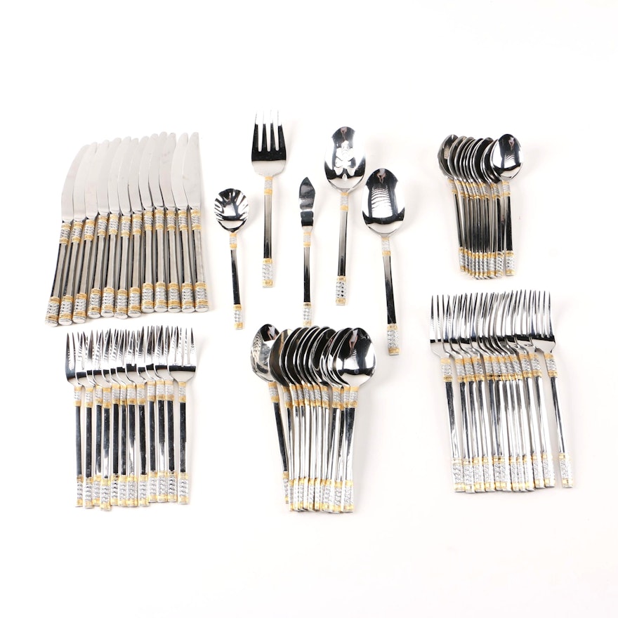 Wallace "Corsica" Stainless Steel Flatware Set