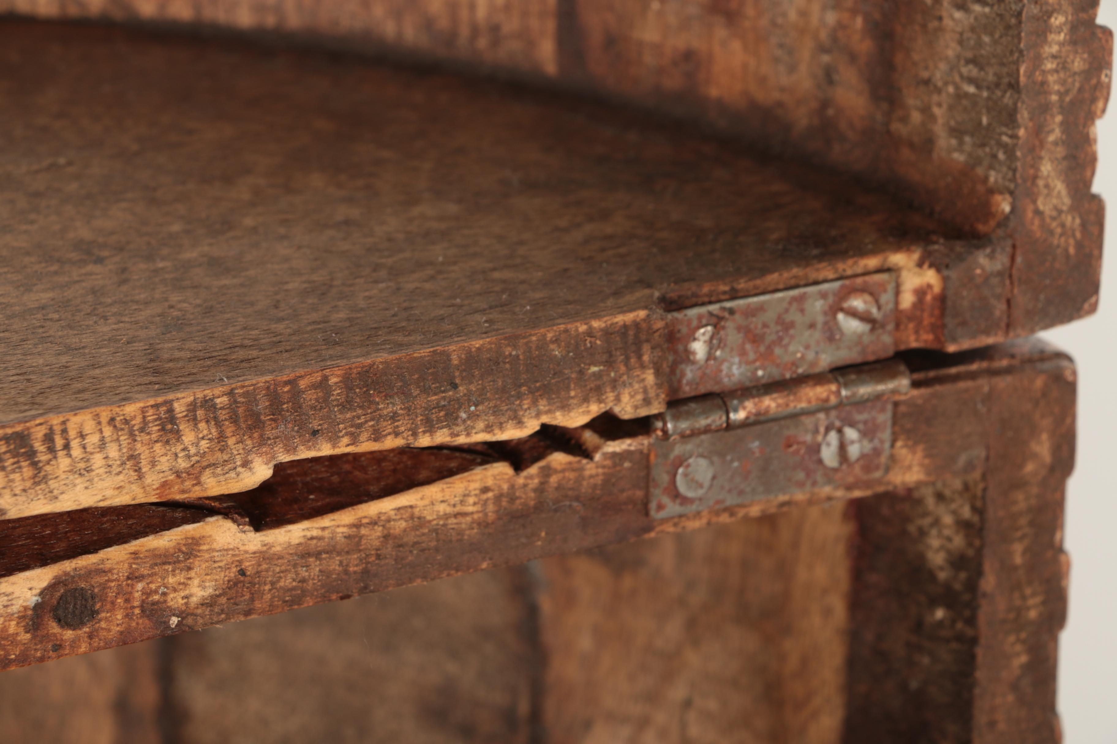 Indian Carved Wooden Trunk