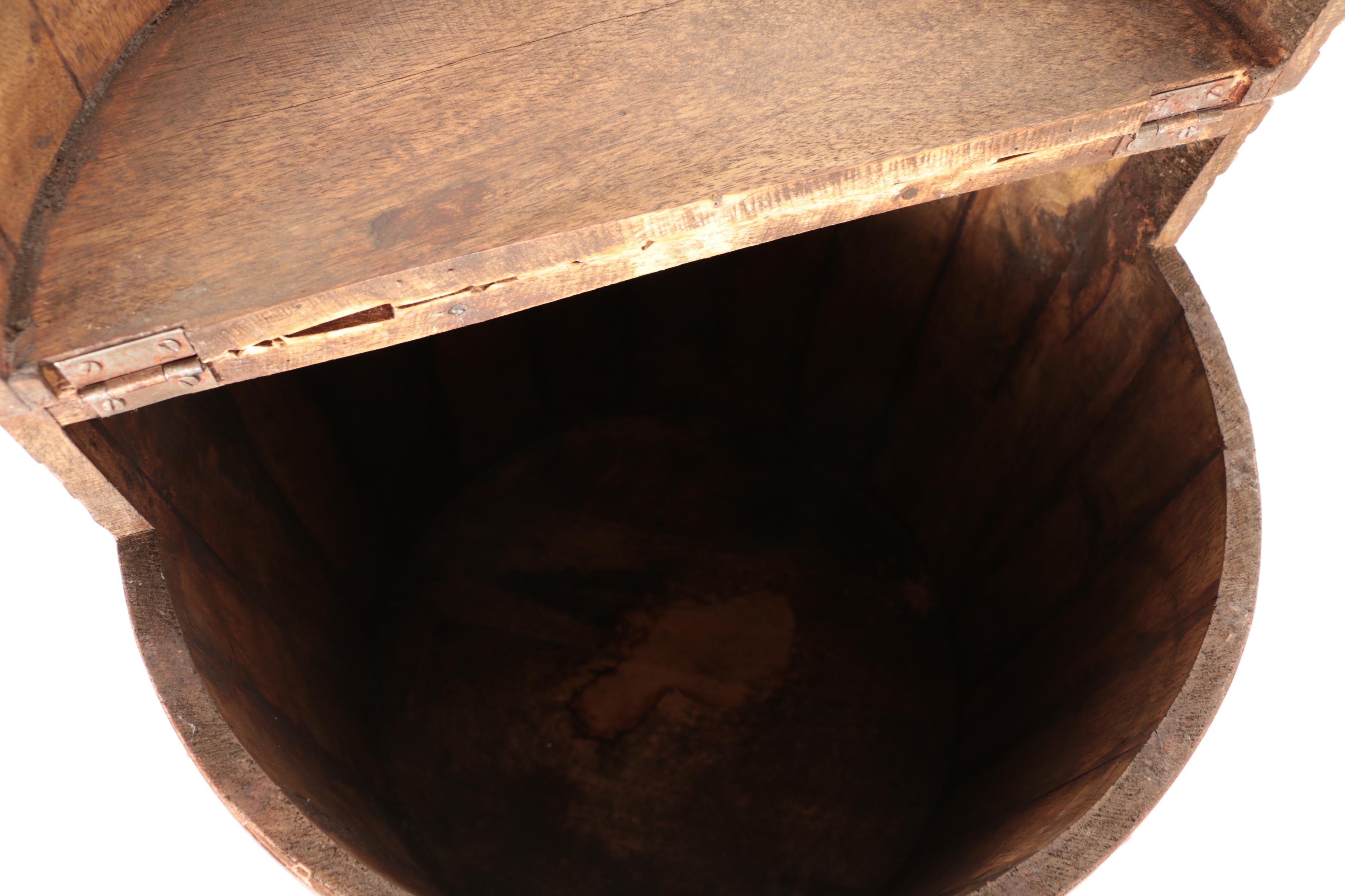 Indian Carved Wooden Trunk