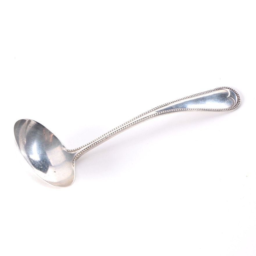 William B. Durgin Co. Sterling Silver "Bead" Ladle