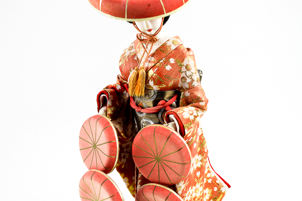 Japanese Doll Performing Hat Dance