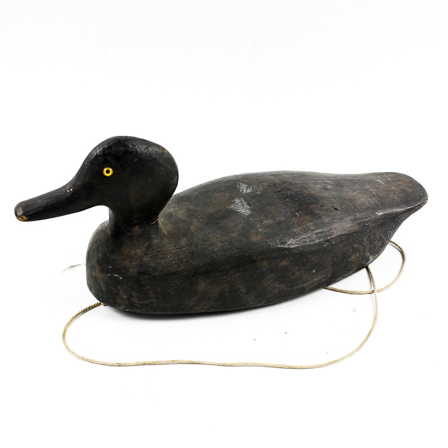 Carved Wood Duck Decoy