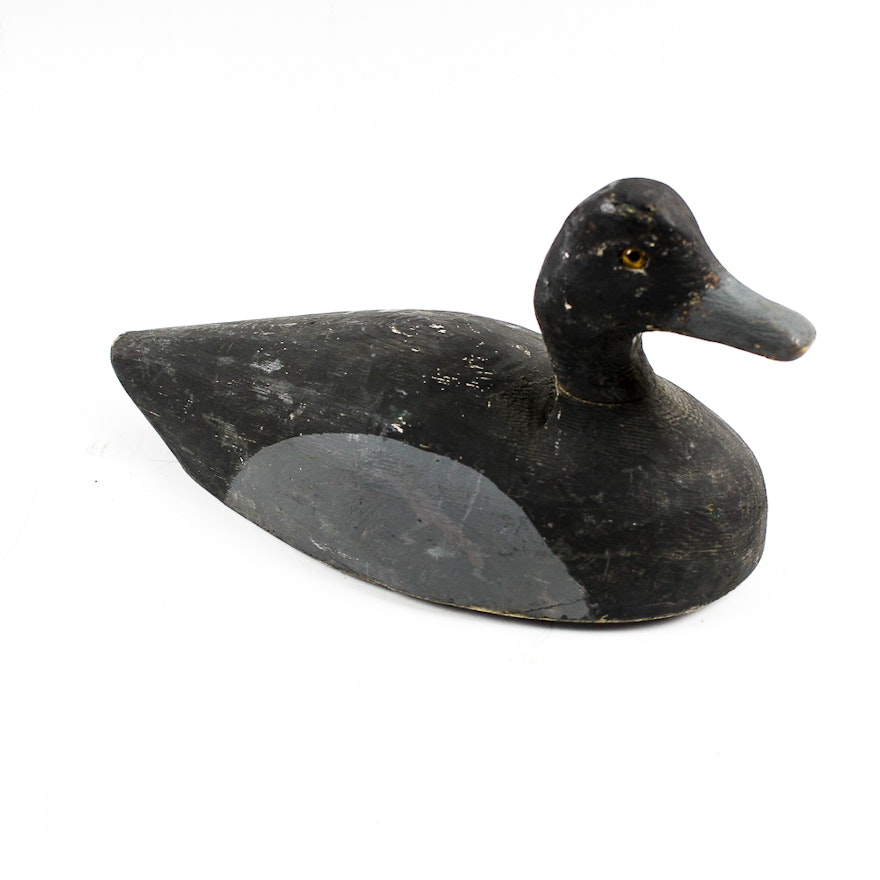 1940's Carved Wood Duck Decoy