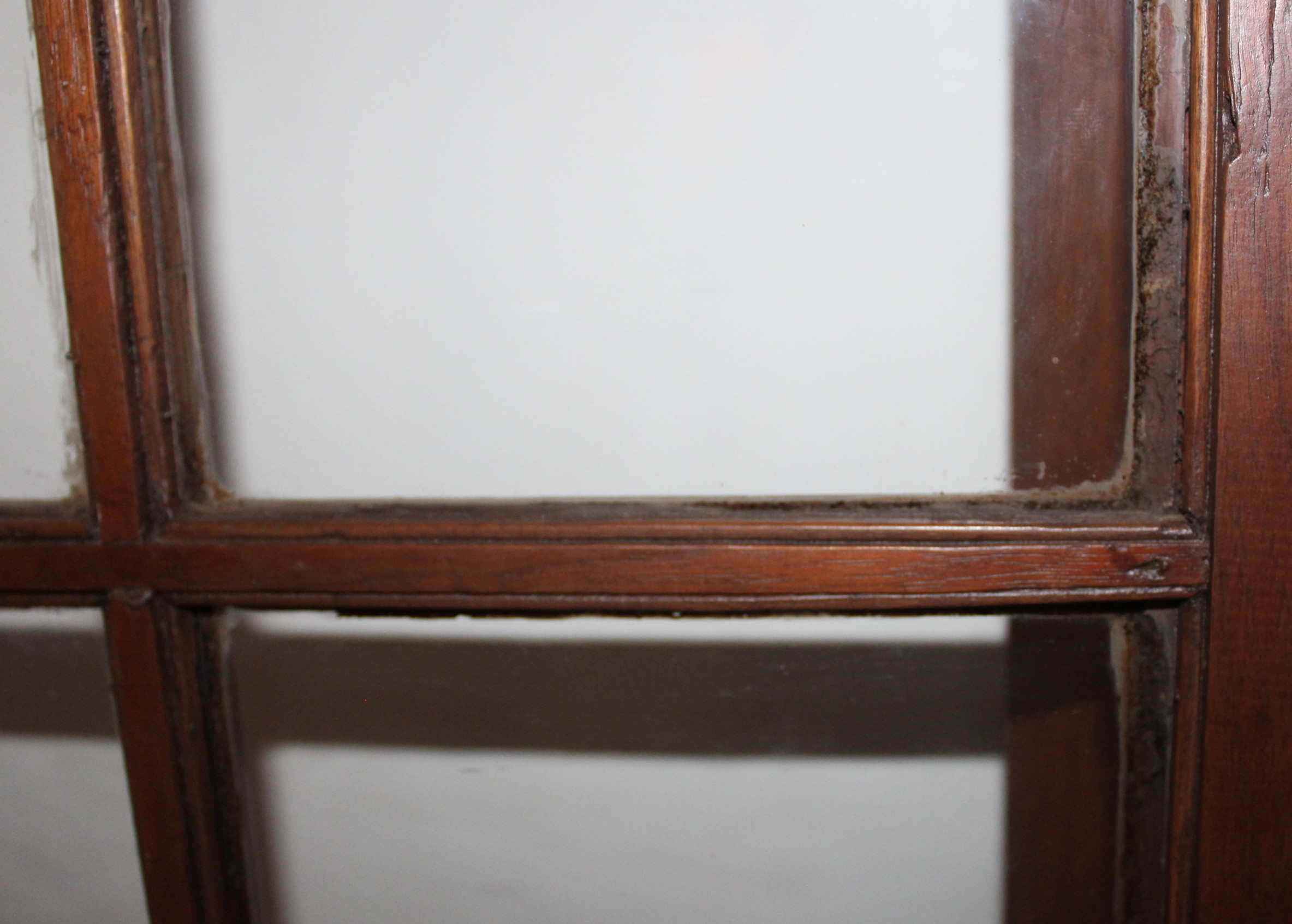 Antique Shaker Style Cherry Corner Cupboard