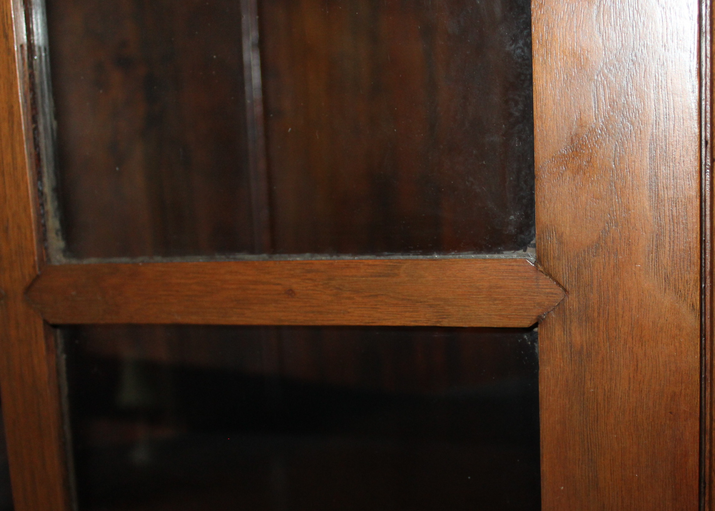 Antique Shaker Style Cherry Corner Cupboard