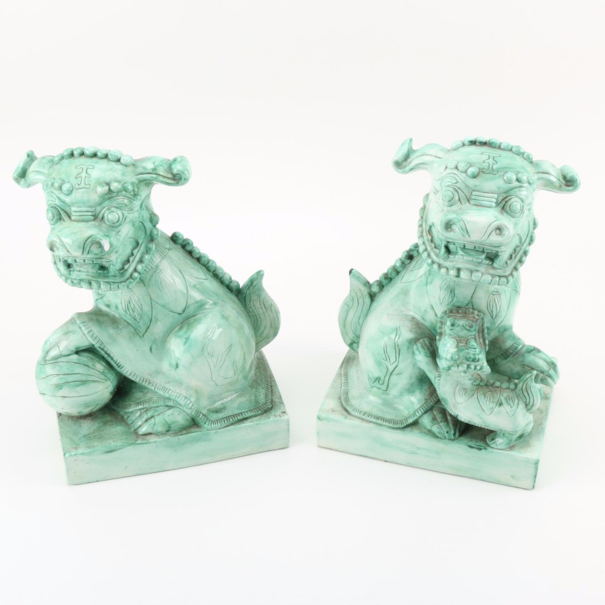 Chinese Guardian Lion Statues