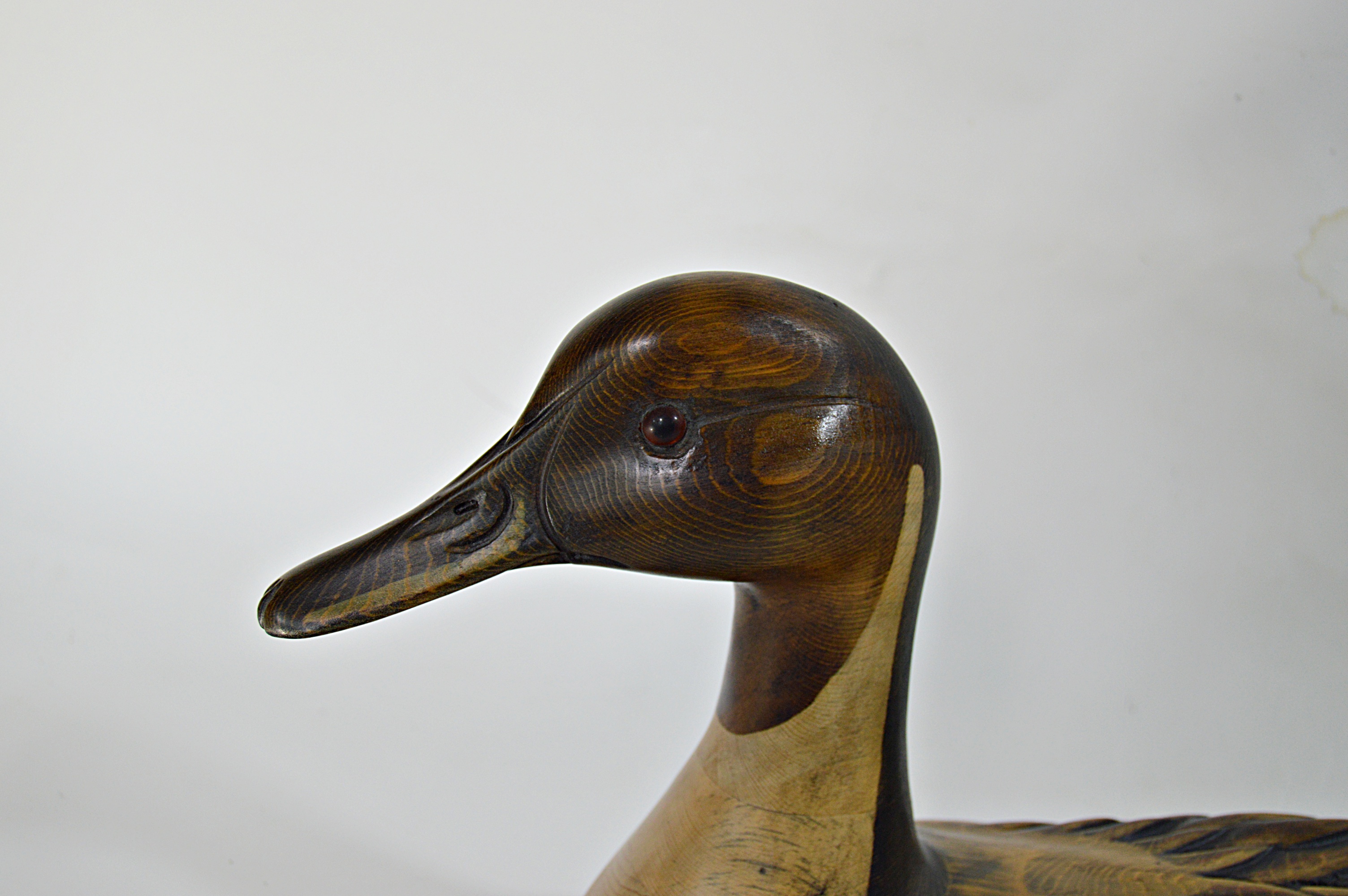 Tom Taber and John R. Fairfield Signed Duck Wood Carving