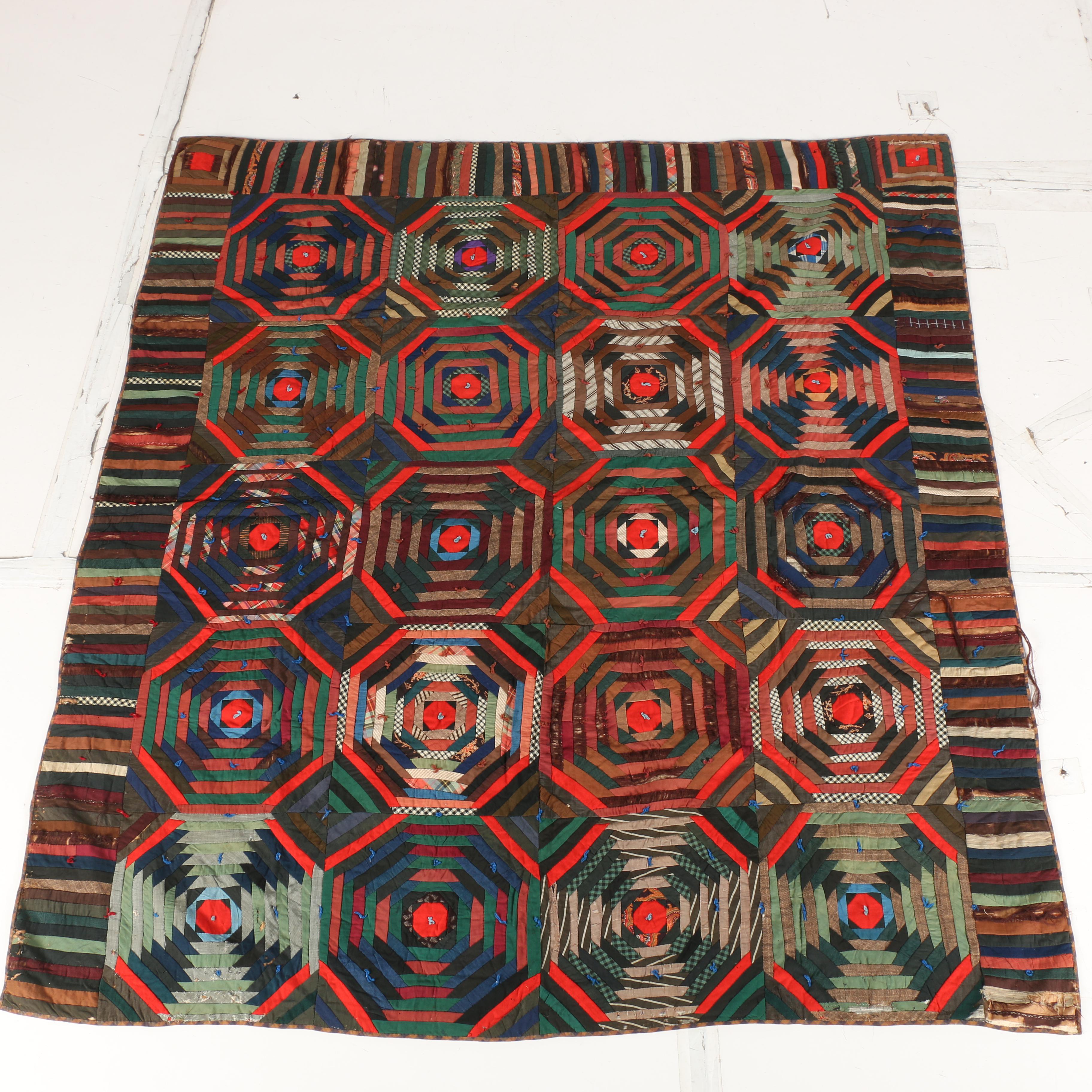 Handmade Patterned Quilt