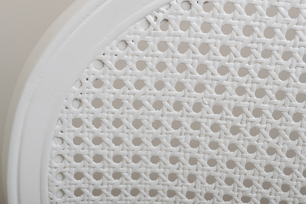 Off-White Caneback Armchairs