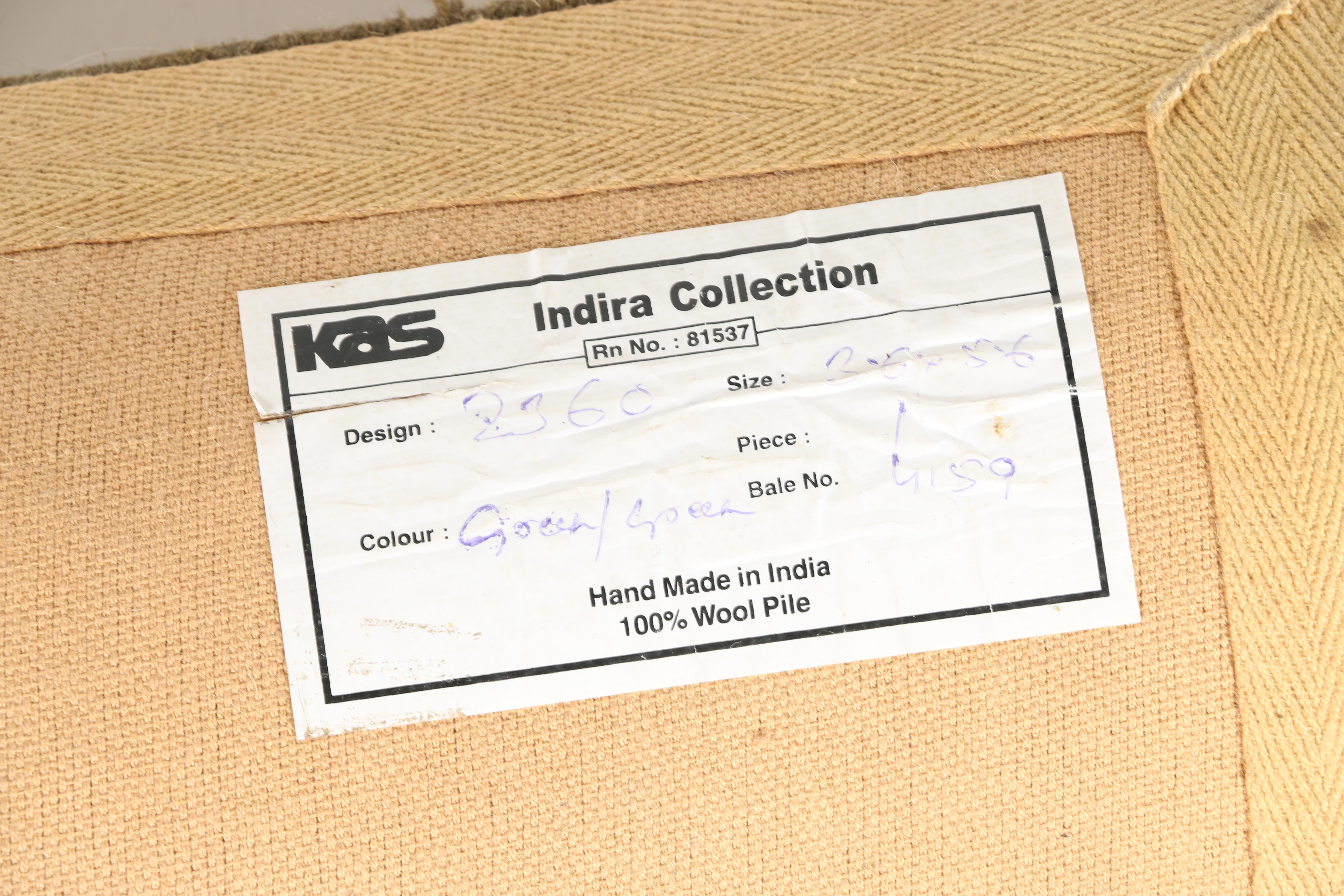 Hand-Tufted Indian Sculpted Indira Collection Area Rug