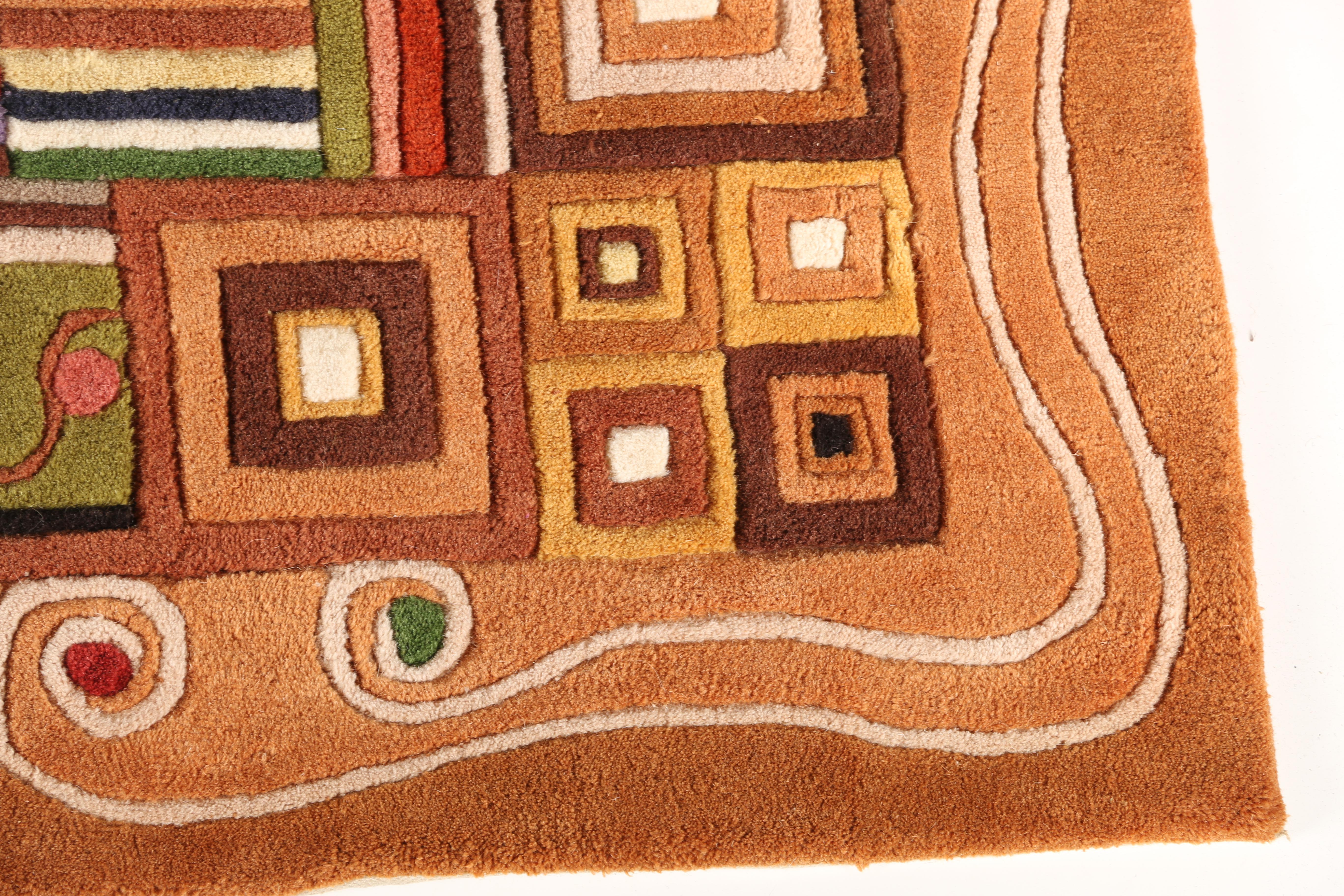 Hand-Tufted Momeni "New Wave" Area Rug