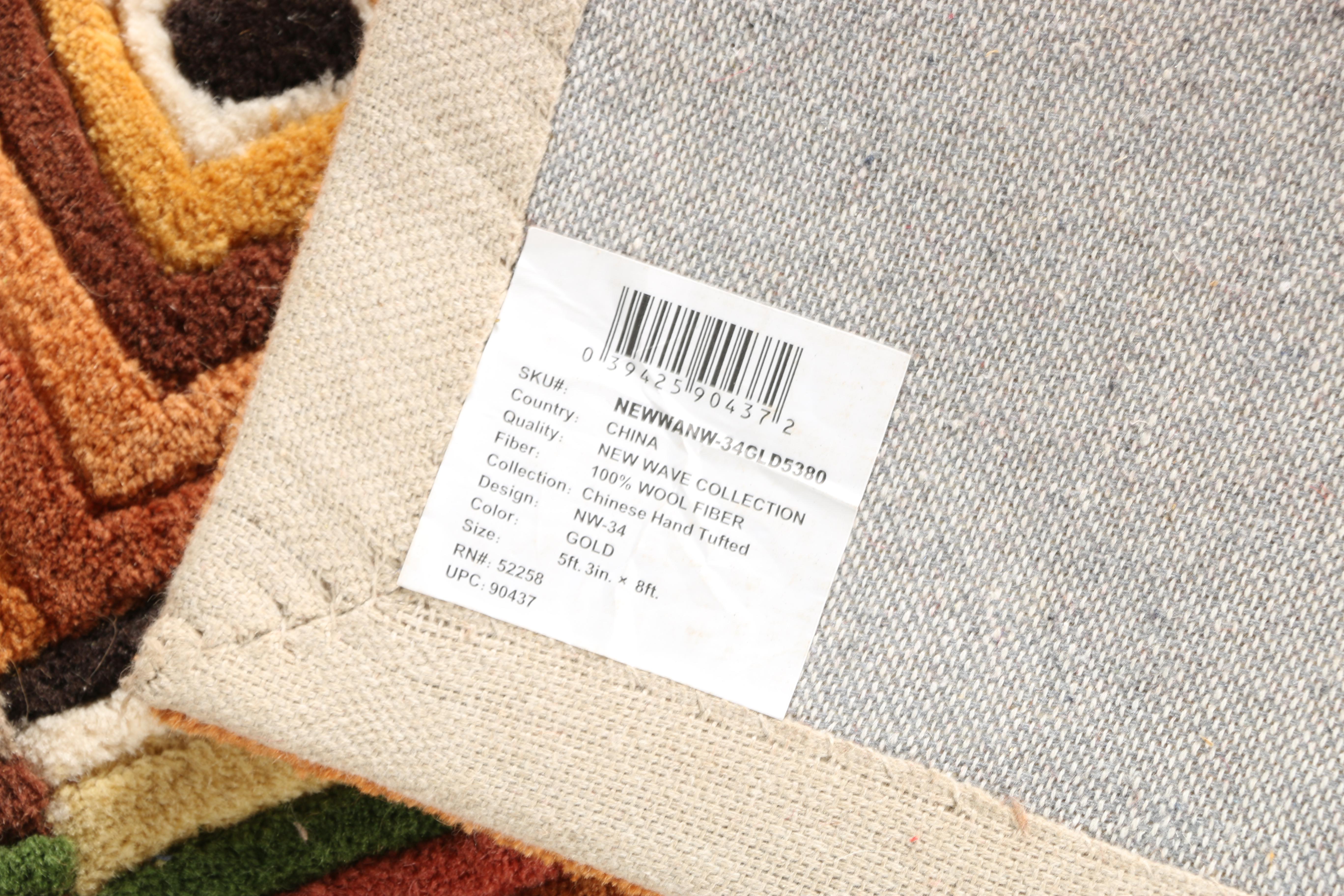 Hand-Tufted Momeni "New Wave" Area Rug