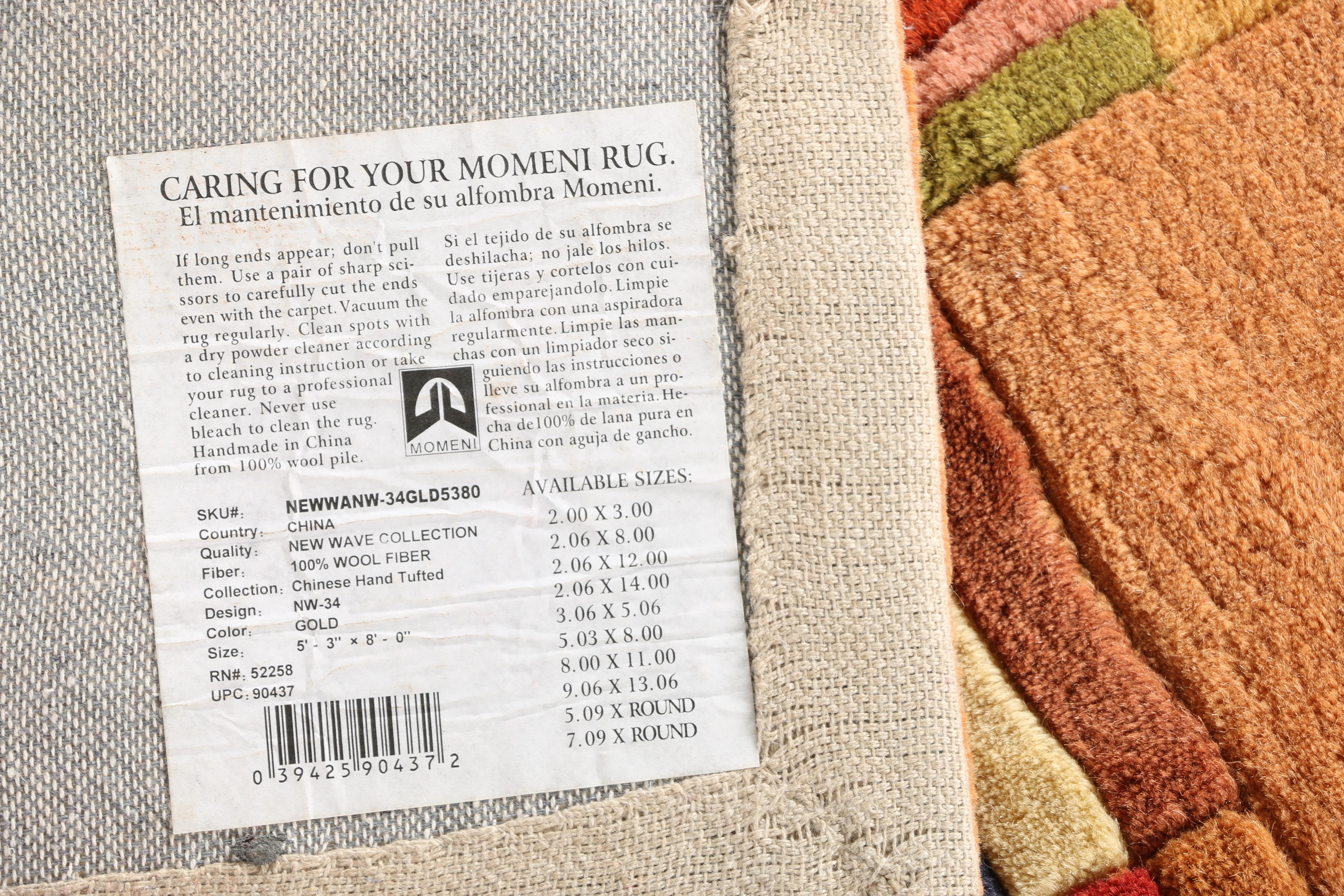 Hand-Tufted Momeni "New Wave" Area Rug