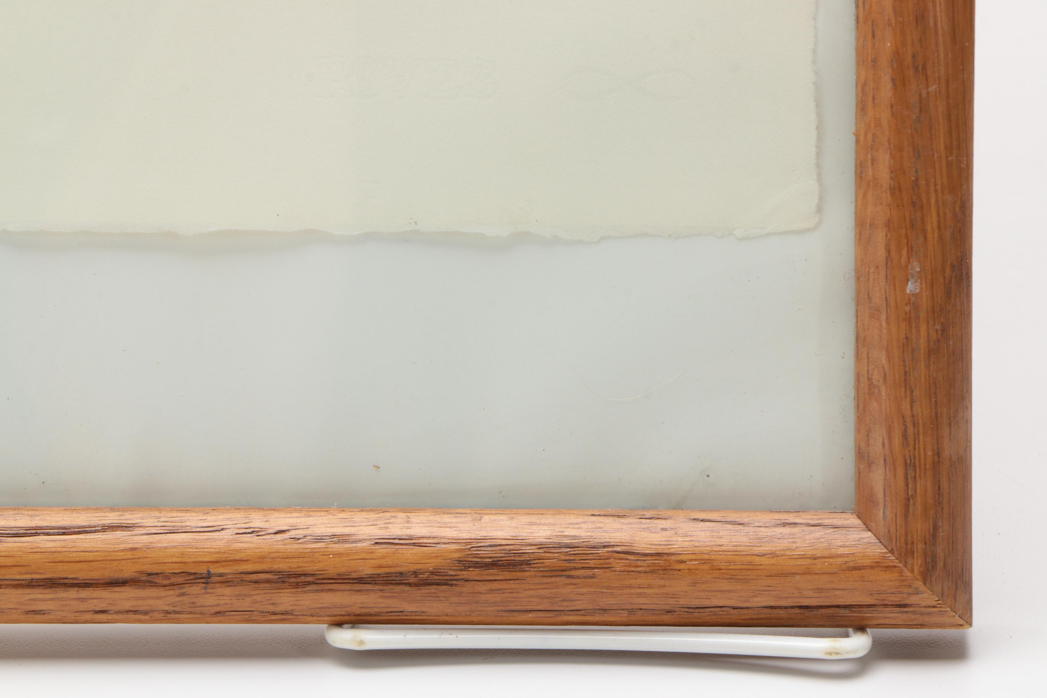 Abstract Monoprint on Paper "Angel"