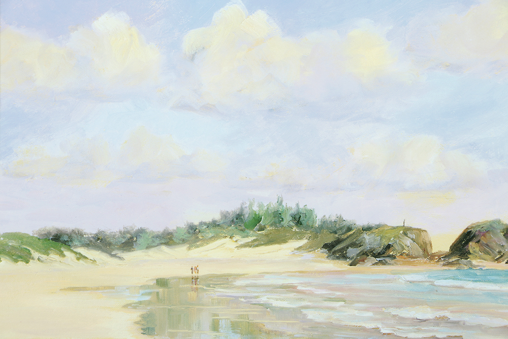 Maria Evers Smith Offset Lithograph on Paper "Horseshoe Bay, Bermuda"