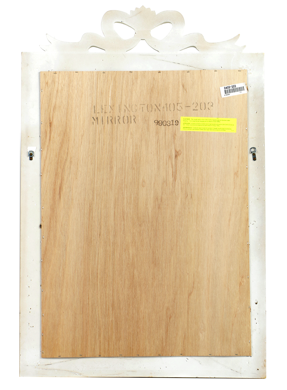 White Framed Wall Mirror