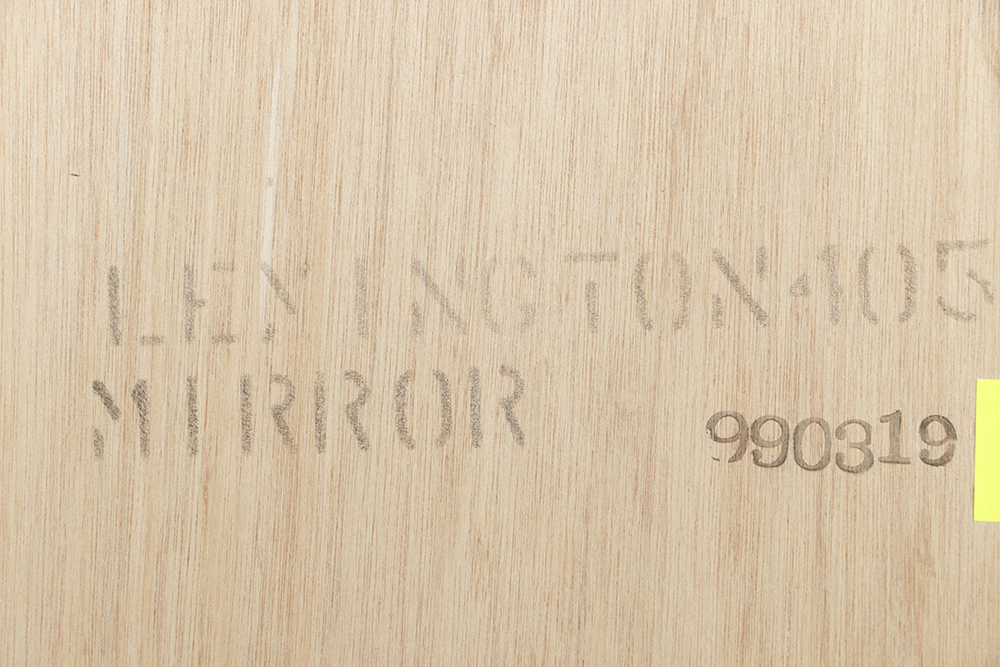 White Framed Wall Mirror