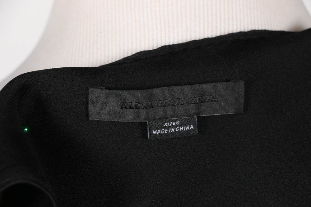 Alexander Wang Black Silk Dress