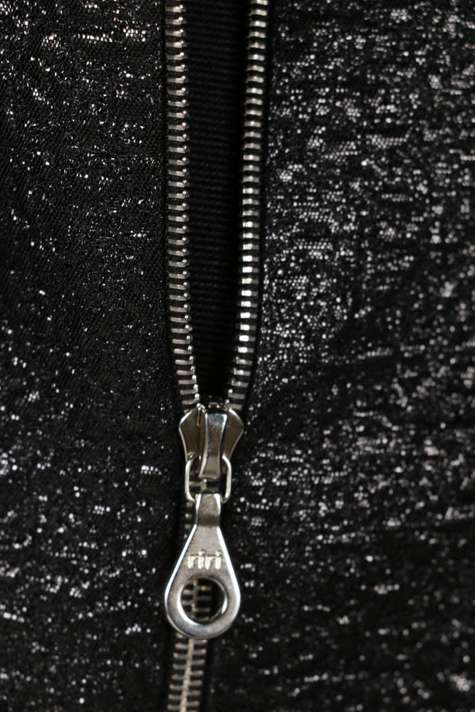 Marc Jacobs Metallic Dress With Tiered Organza