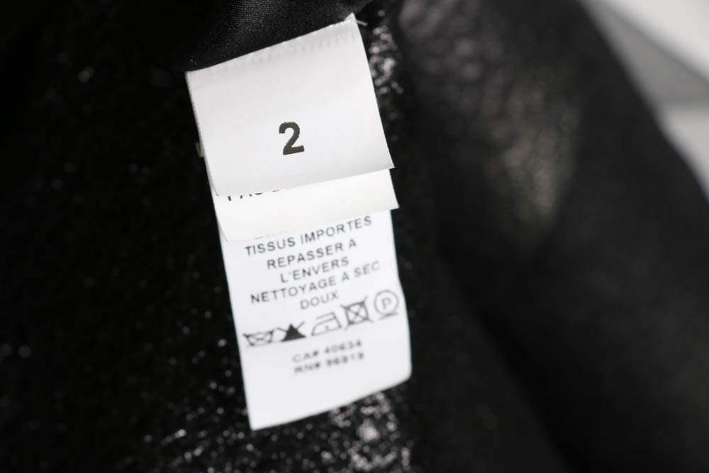 Marc Jacobs Metallic Dress With Tiered Organza