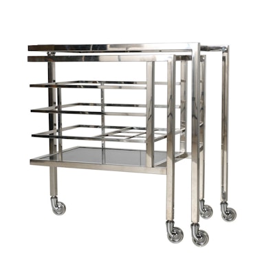 Designer "Trolley Collins" Beverage Serving Cart Designer "Trolley Collins" Beverage Serving Cart