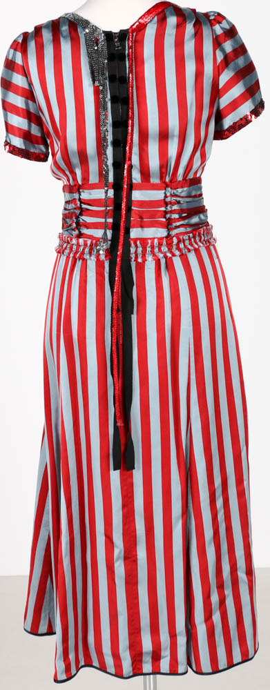 Marc Jacobs Striped Dress with Sequin and Crystal Embellishments