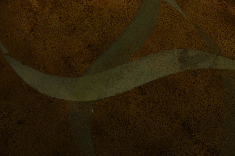 Round Coffee Table With Églomisé Top