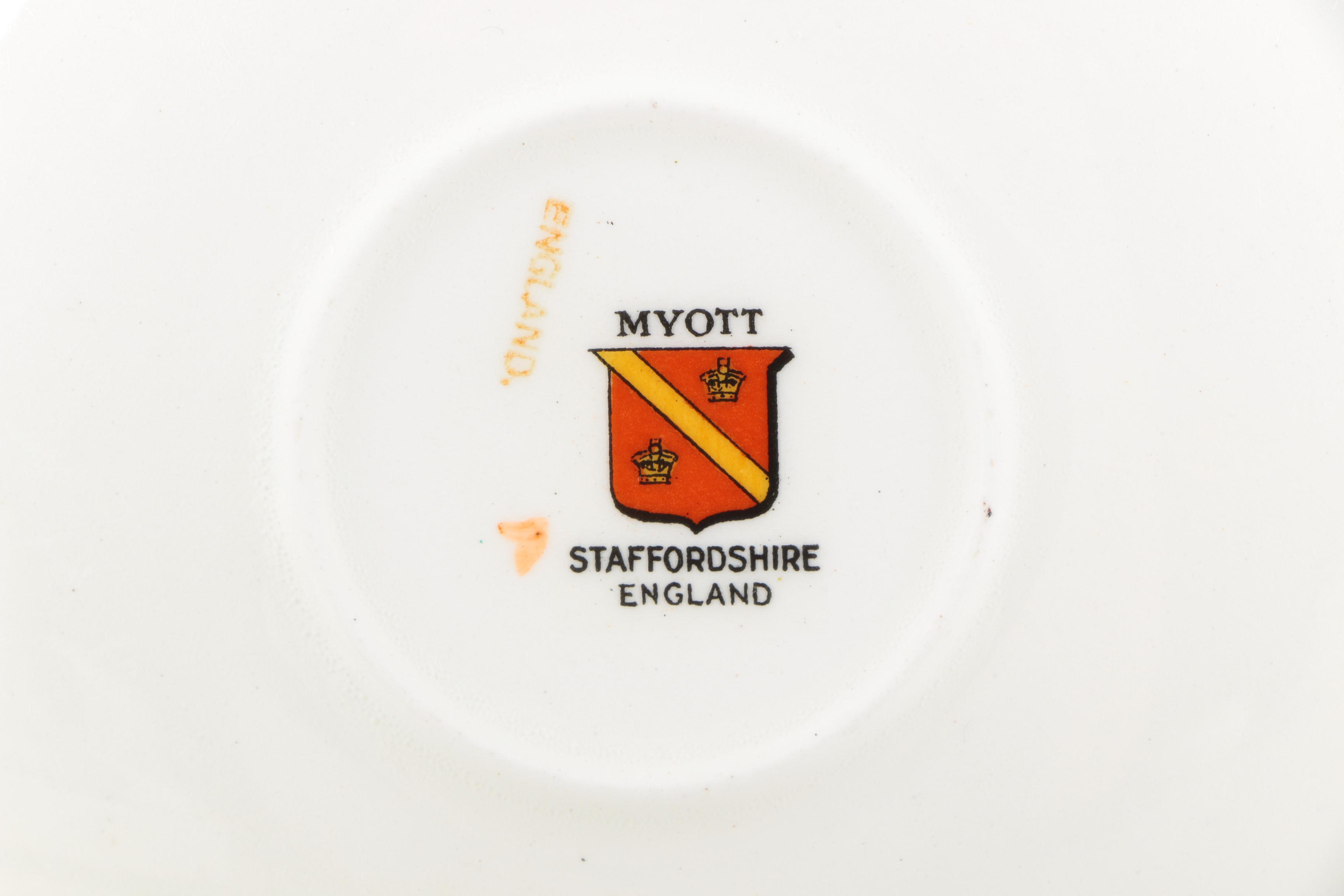 Selection of Vintage English Teaware Featuring Ansyley and Myott