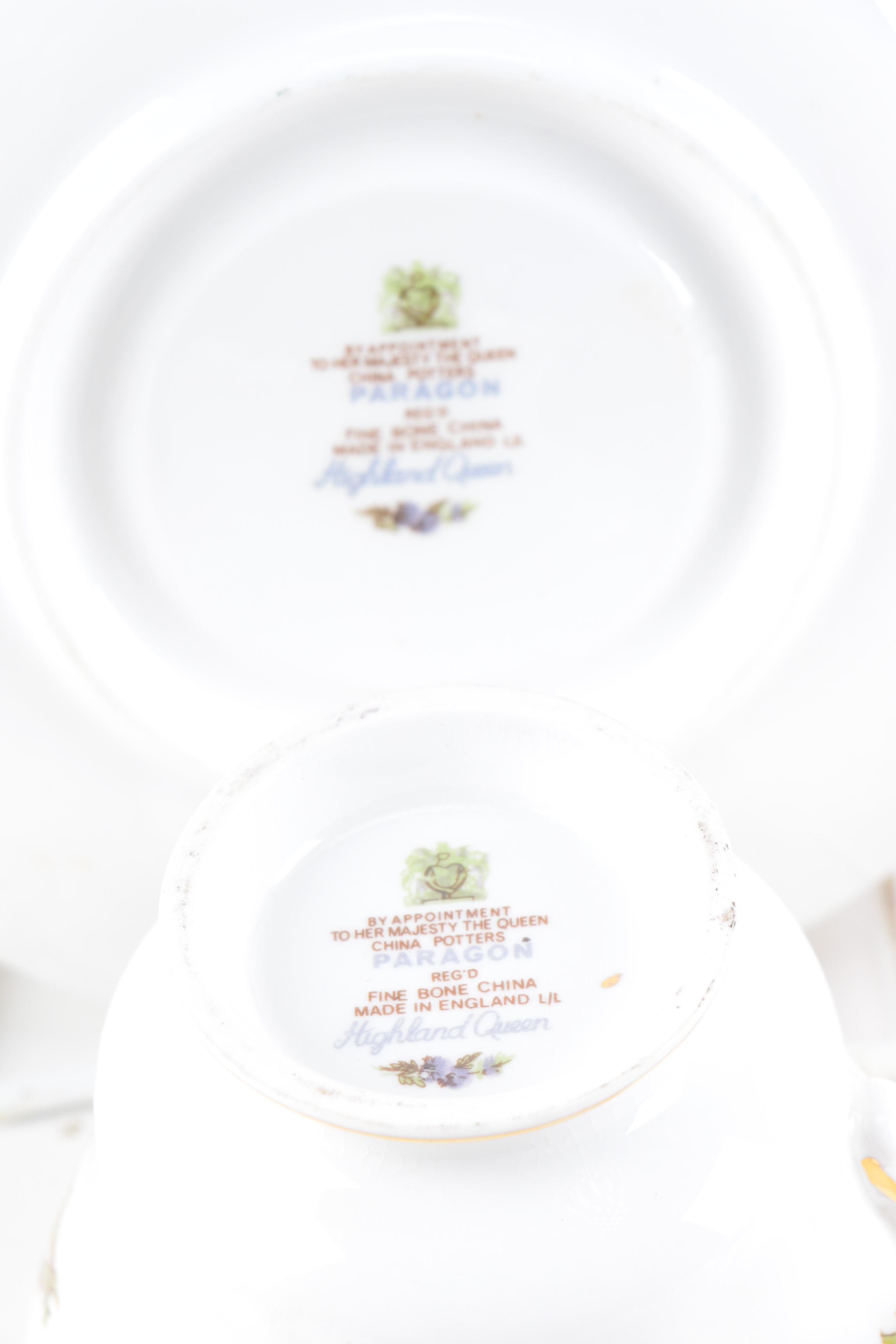 Selection of Vintage English Teaware Featuring Ansyley and Myott