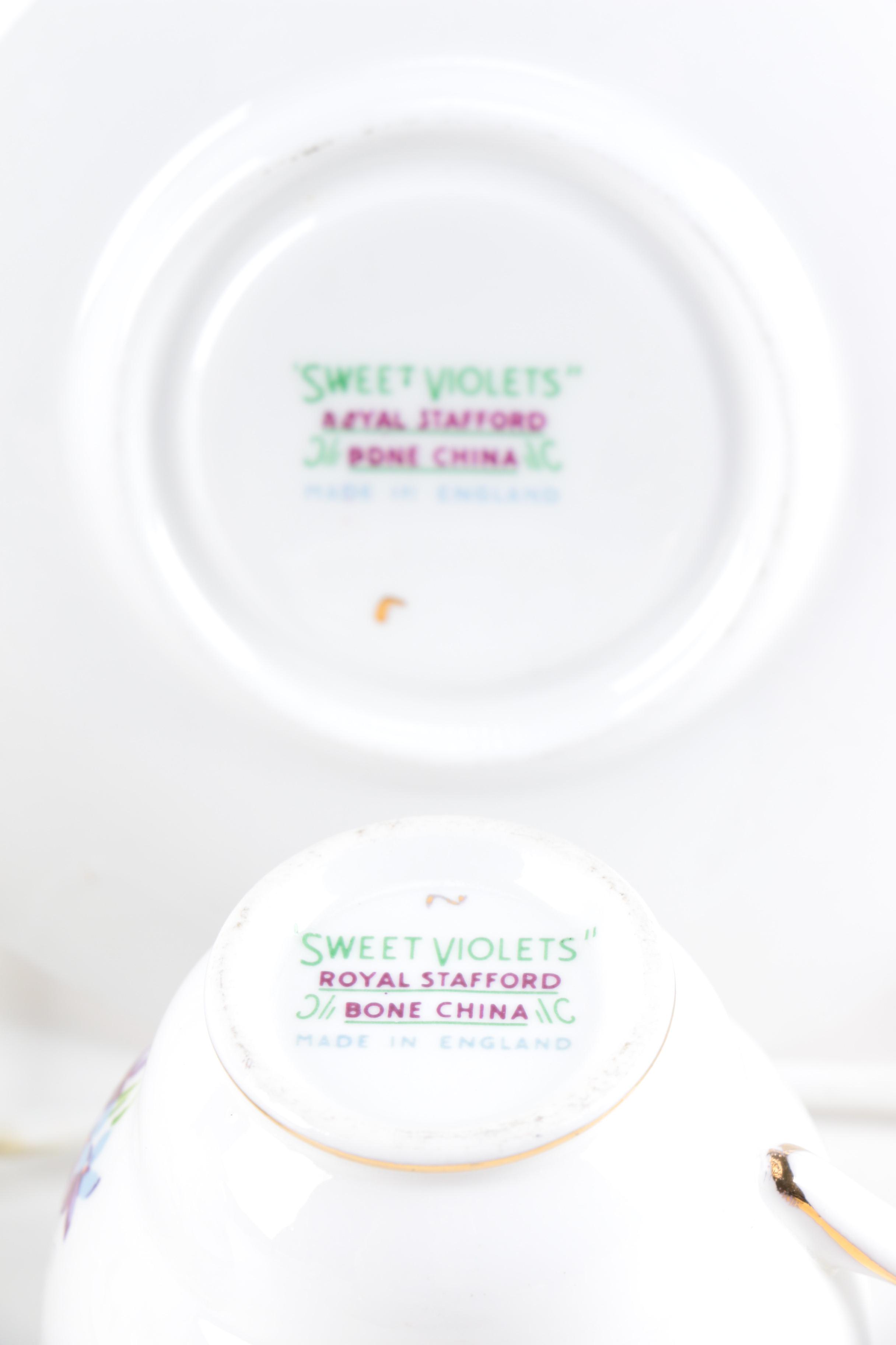 Selection of Vintage English Teaware Featuring Ansyley and Myott