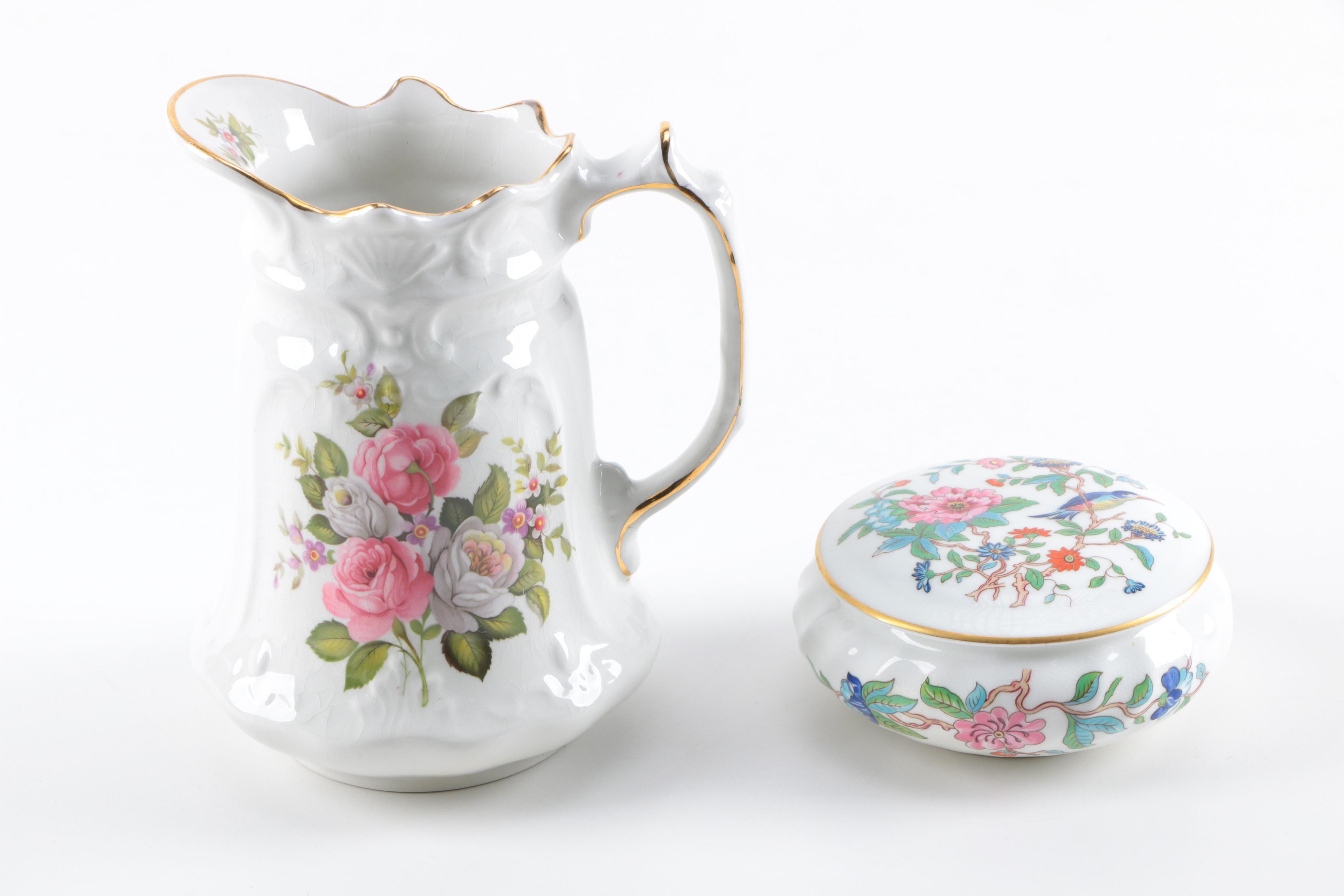 Selection of Vintage English Teaware Featuring Ansyley and Myott