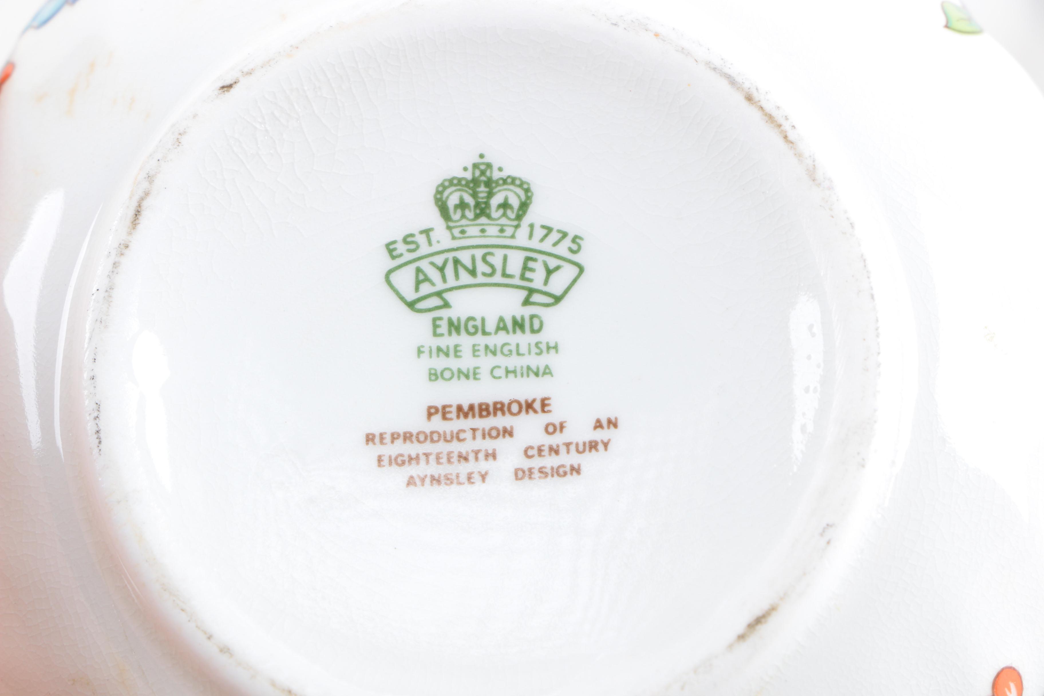 Selection of Vintage English Teaware Featuring Ansyley and Myott