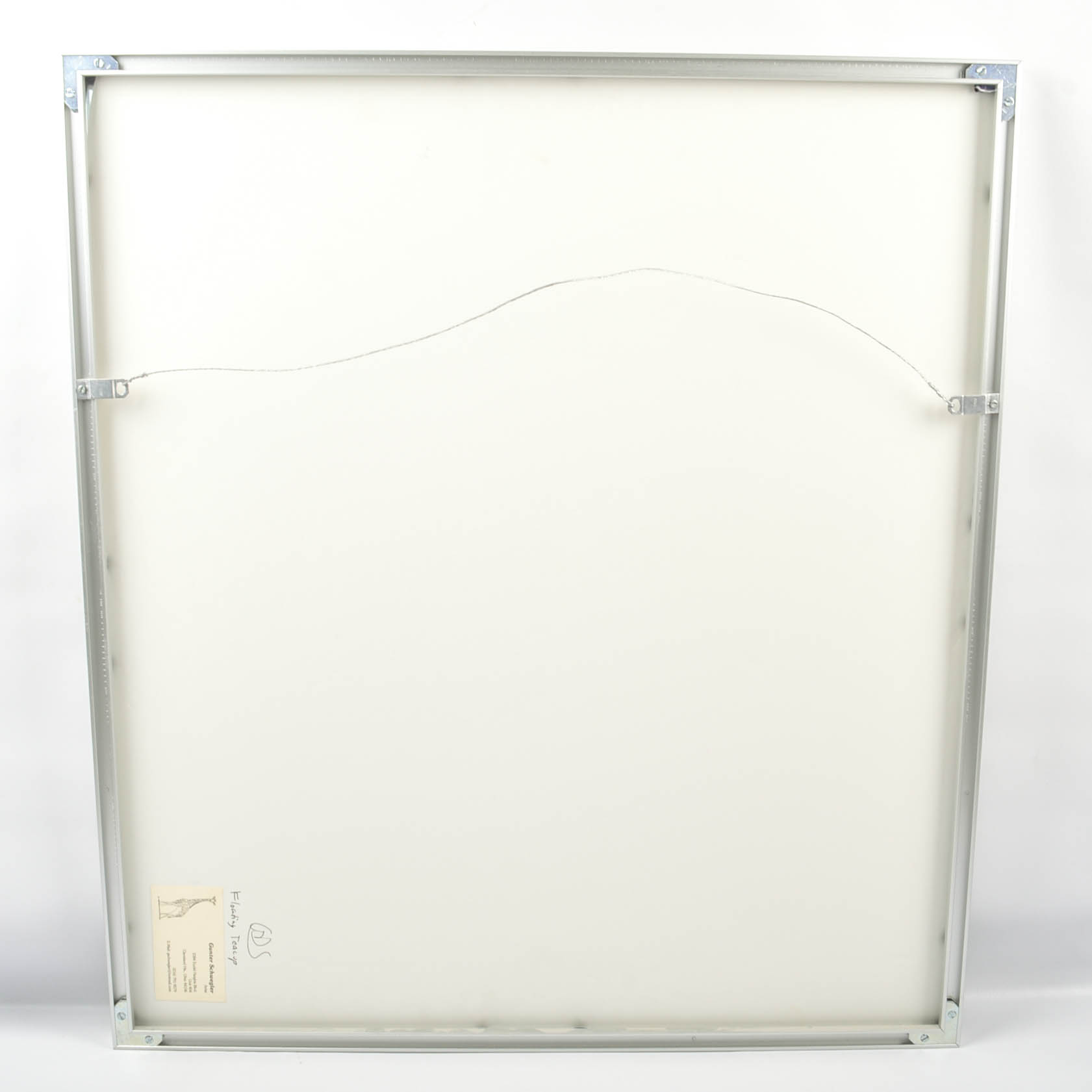 Gunter Schwegler Painting on Silk "Floating Teacup"