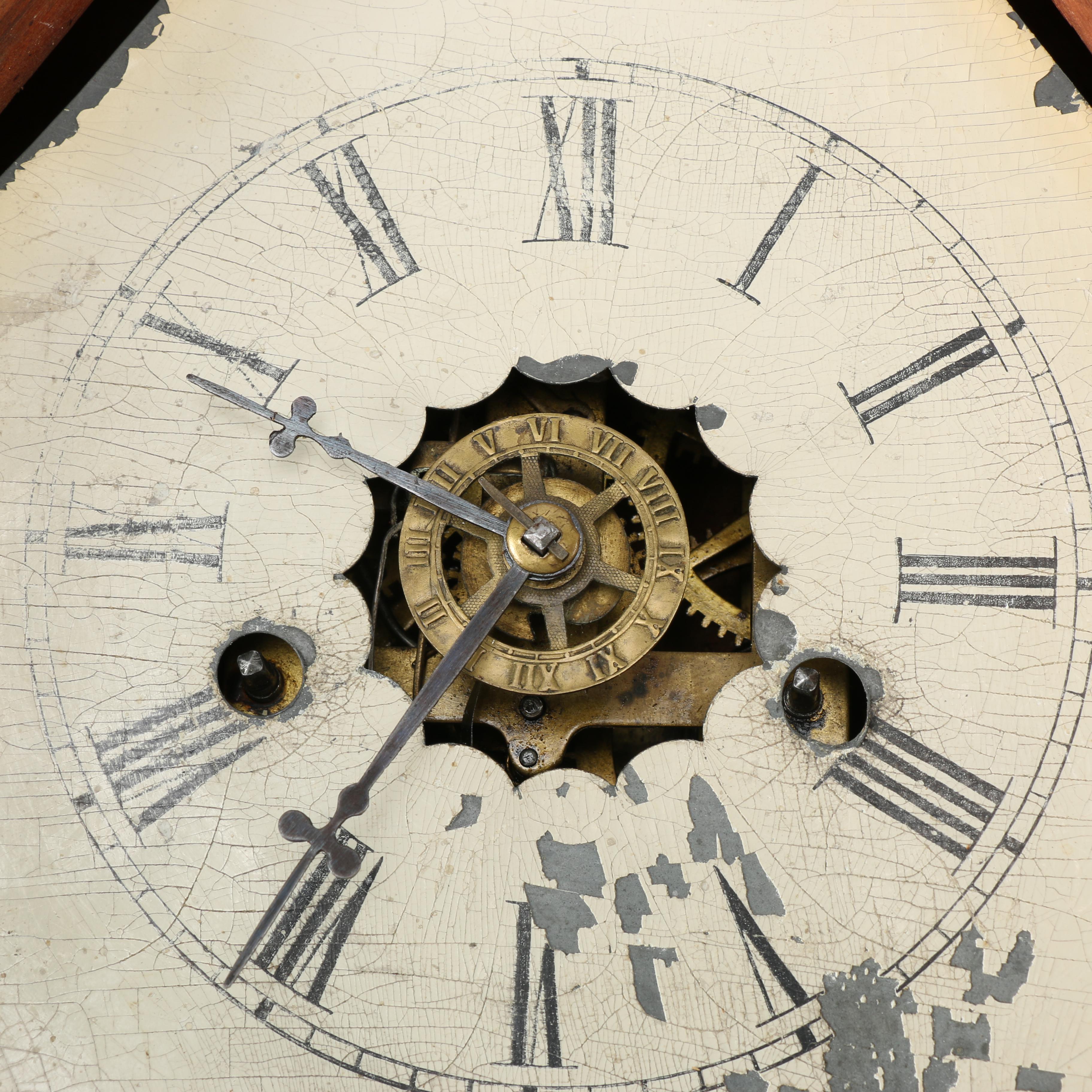 New Haven Eight-Day Goth Steeple Mantel Clock