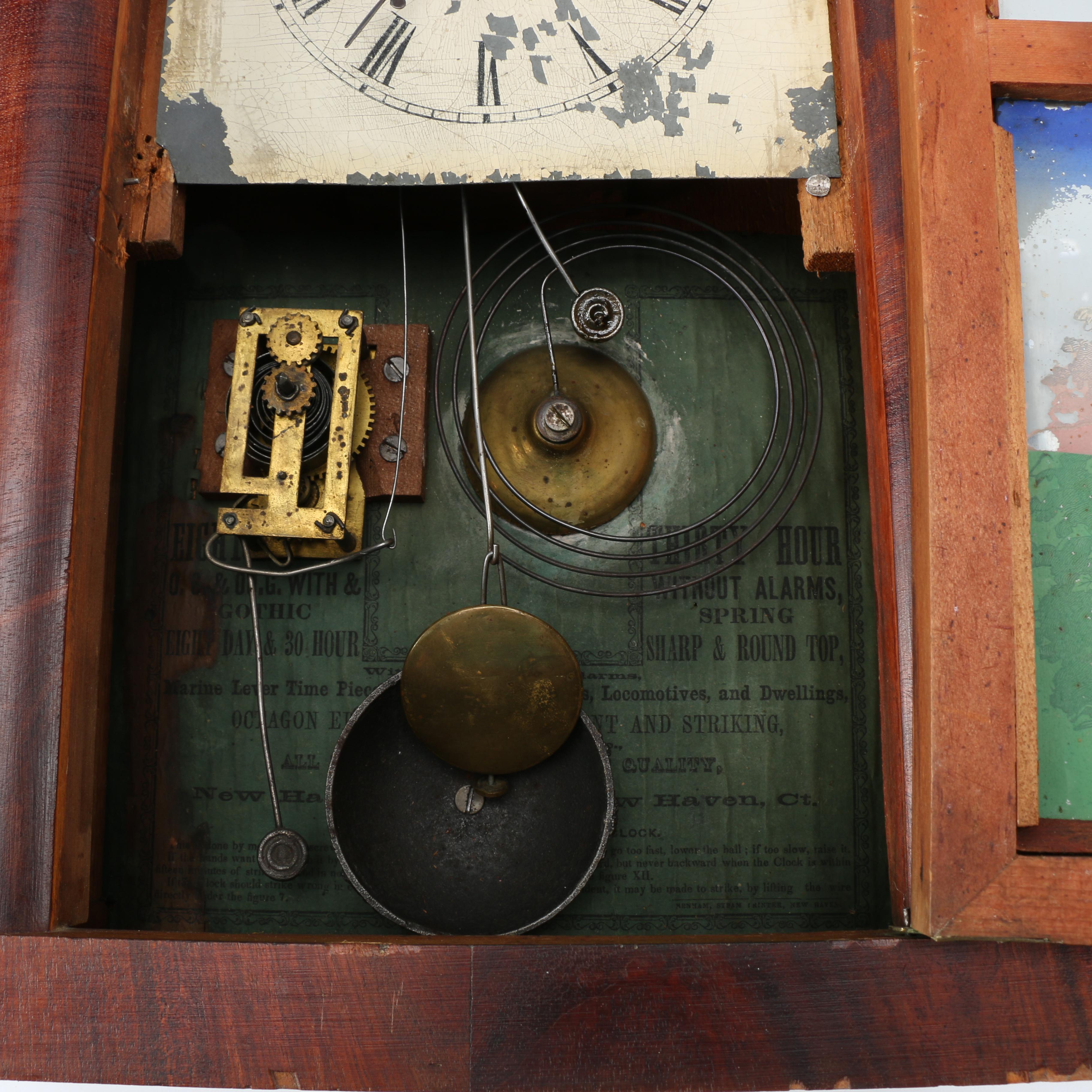 New Haven Eight-Day Goth Steeple Mantel Clock