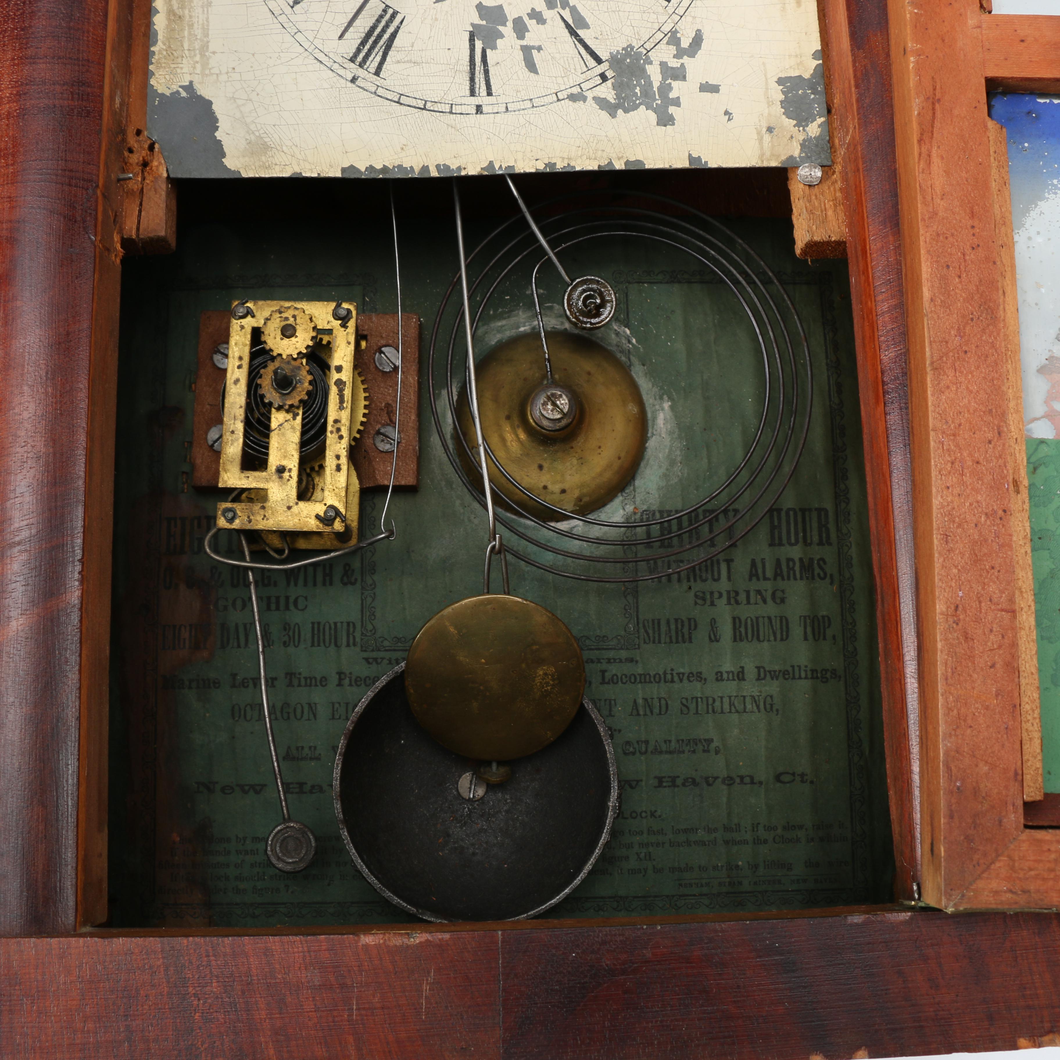 New Haven Eight-Day Goth Steeple Mantel Clock