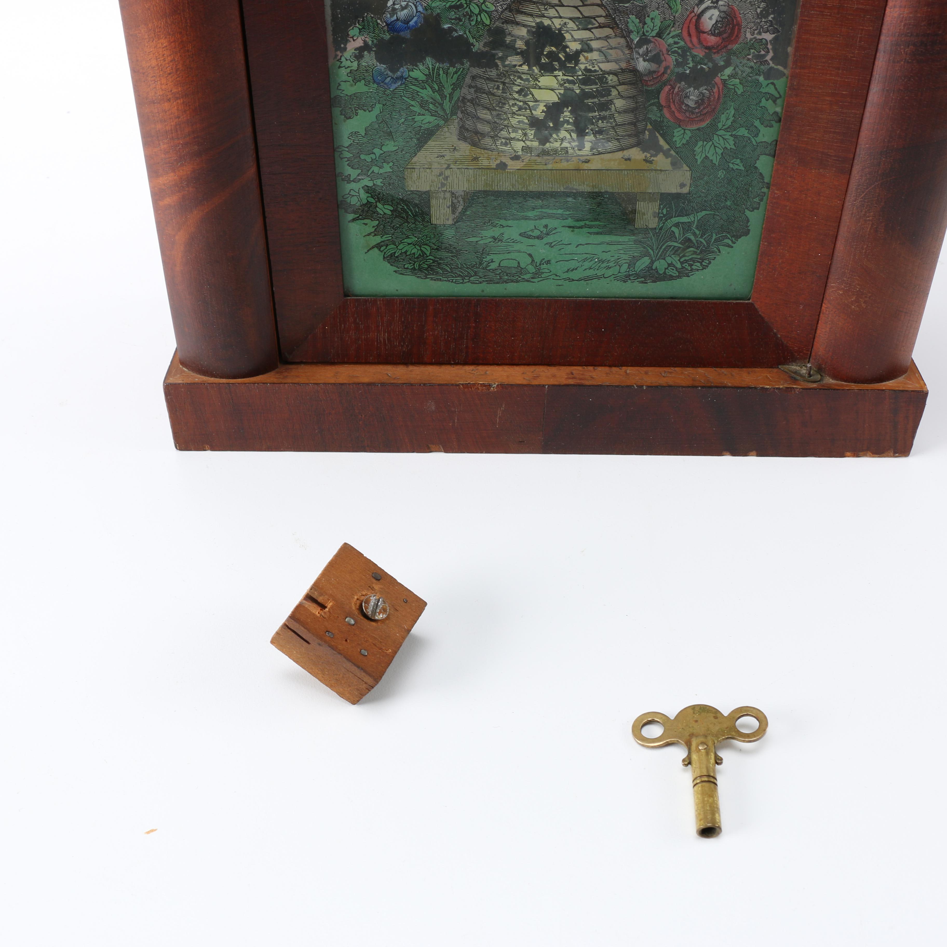 New Haven Eight-Day Goth Steeple Mantel Clock