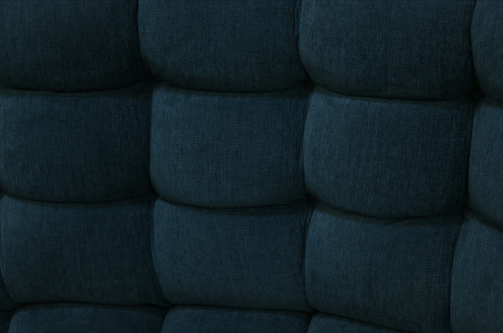 Designer Trip Haenisch Custom Created Semicircular Tufted Sofa