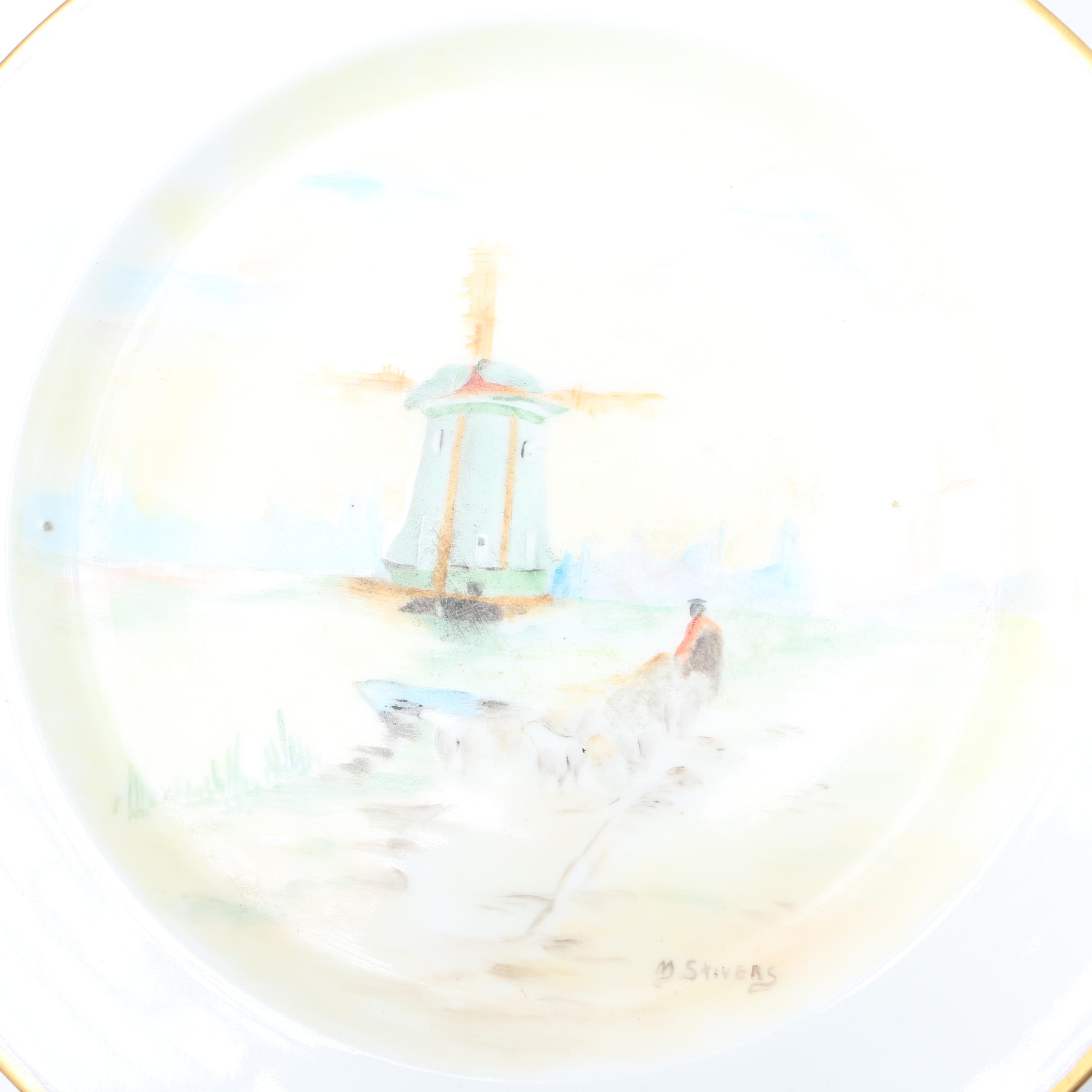 Haviland Limoges Hand Painted Coastal Plates