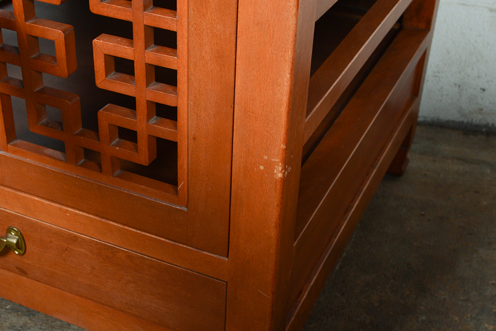 Pair of Asian Inspired End Tables