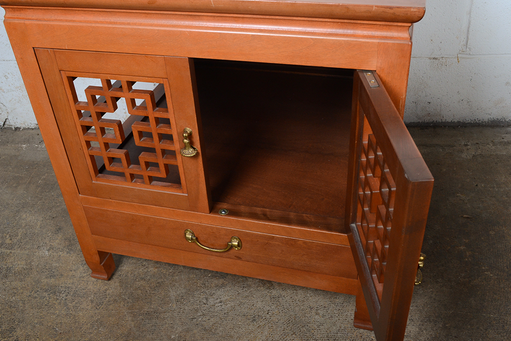 Pair of Asian Inspired End Tables