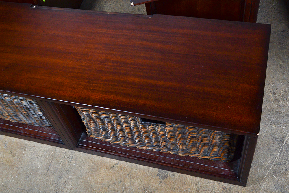 "Stratton" Queen Size Platform Storage Bed by Pottery Barn