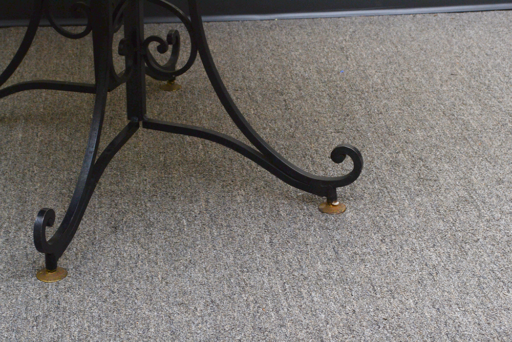 Grey Black Laminate Table