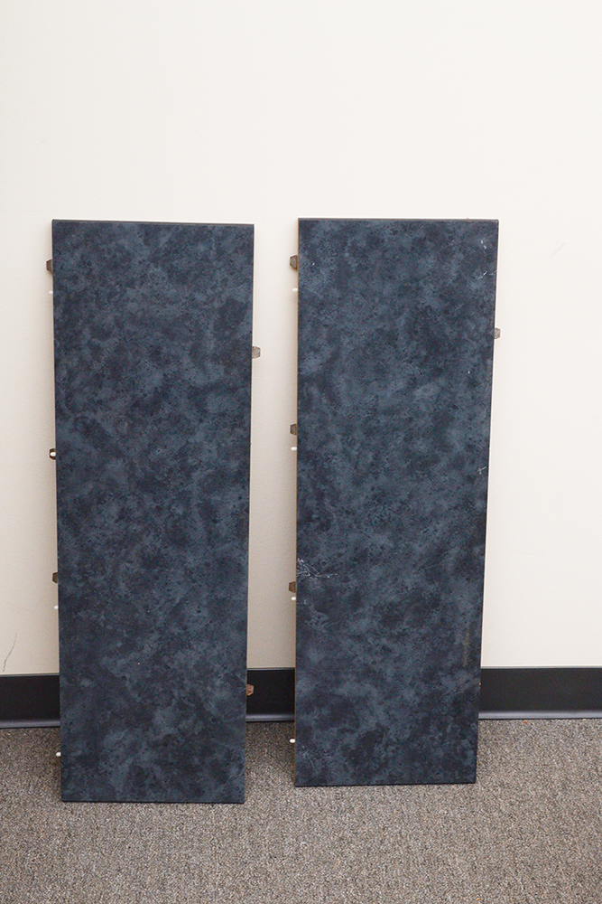 Grey Black Laminate Table