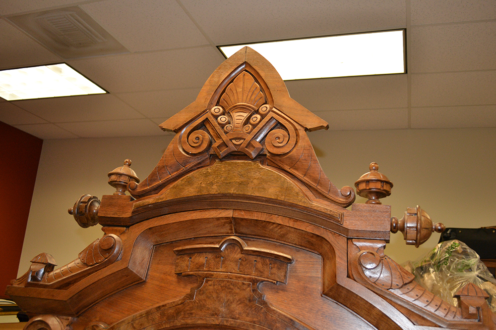 Antique Eastlake Marble Top Vanity with Mirror
