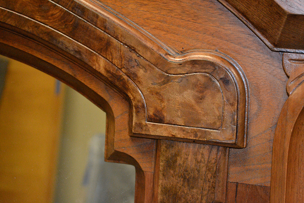 Antique Eastlake Marble Top Vanity with Mirror
