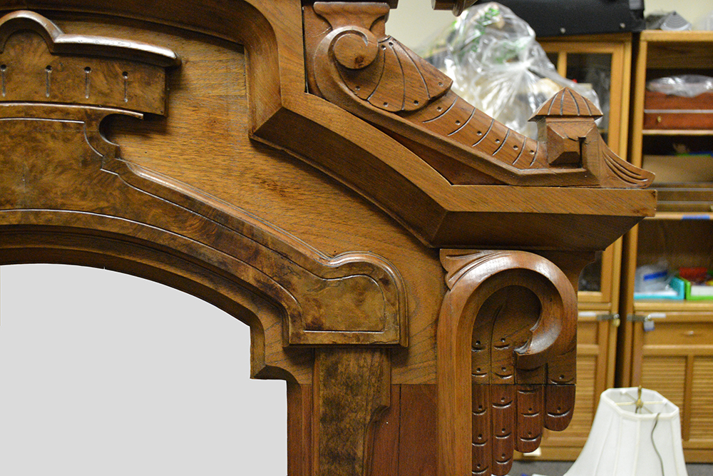 Antique Eastlake Marble Top Vanity with Mirror